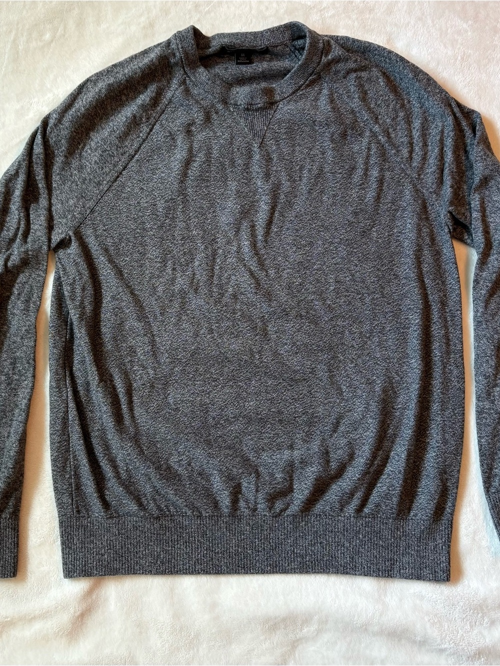 Banana Republic Men's Crewneck Sweater - Charcoal in Size Medium